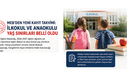MEB'den Yeni Kayıt Takvimi: İlkokul ve Anaokulu Yaş Sınırları Belli Oldu