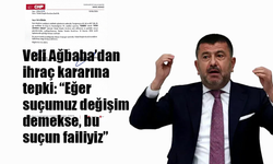 Veli Ağbaba’dan ihraç kararına tepki: “Eğer suçumuz değişim demekse, bu suçun failiyiz”