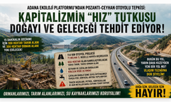 Pozantı-Ceyhan Otoyolu Tepkisi: "15 Dakika İçin Ormanlar ve Tarım Alanları Feda Edilemez"