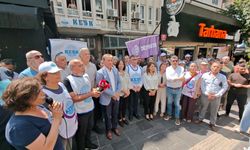 Murat Emir ve CHP heyetinden KESK’in KHK eylemine dayanışma ziyareti
