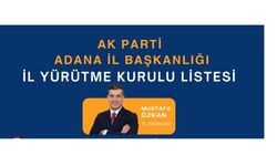AK Parti Adana'da yönetim ve yürütme kurulları açıklandı