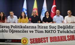 Eğitim Sen: "Savaş politikalarına itiraz suç değildir, NATO tutukluları serbest bırakılsın"