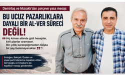 Demirtaş ve Mızraklı, “Barışa bir damla su taşıyan herkesten Allah razı olsun”