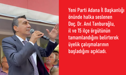 Anıl Tanburoğlu İl Binası Önünde Konuştu: “İlk seçimde iktidar olacak bir parti kuruyoruz”