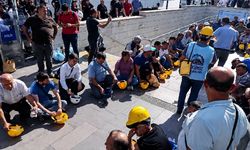 Ankara'da maden işçilerine gözaltı: 80'den fazla işçi Bakanlık önünde gözaltına alındı