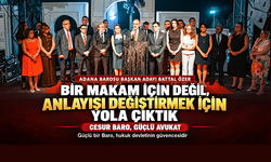 Adana Barosu Başkan Adayı Battal Özer: Bir makam için değil, anlayışı değiştirmek için yola çıktık
