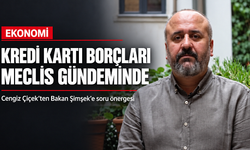 Cengiz Çiçek’ten kredi ve kredi kartı borçları için soru önergesi