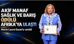 Akif Manaf Sağlık ve Barış Ödülü Afrika’ya ulaştı: Marie Laure Essan’a verildi