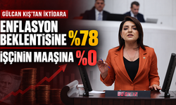 Gülcan Kış: İktidar enflasyon beklentisini yüzde 78 artırdı, işçinin maaşına zam yapmadı