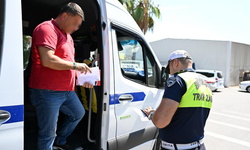 Mersin’de okul servislerine denetim: Geçen yıl 175 araca işlem yapıldı