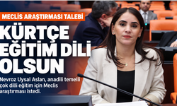Nevroz Uysal Aslan’dan Meclis Araştırması Talebi: “Kürtçe Eğitim Dili Olsun”