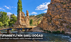 Tufanbeyli’nin Saklı Doğası: Çukurkışla’nın Kayalık Vadisi Havadan Görüntülendi