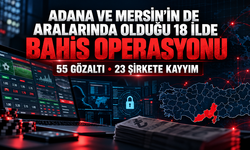 Adana ve Mersin’in de Aralarında Olduğu 18 İlde Bahis Operasyonu: 55 Gözaltı, 23 Şirkete Kayyım