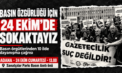Basın örgütleri 24 Ekim’de 10 ilde sokakta: “Halkın haber alma hakkı için dayanışmaya”