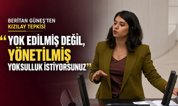 Beritan Güneş’ten Kızılay tepkisi: “Yoksulluğu bitirmek değil, yönetmek istiyorsunuz”