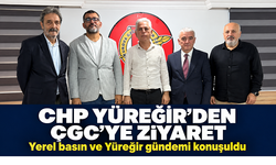 CHP Yüreğir’den ÇGC’ye ziyaret: Yerel basının sorunları ve ilçe gündemi konuşuldu