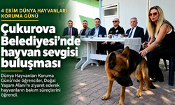 Çukurova’da öğrenciler Dünya Hayvanları Koruma Günü’nde Doğal Yaşam Alanı’nı ziyaret etti