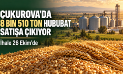 Çukurova Tarım İşletmesi 8 bin 510 ton hububatı satışa çıkarıyor