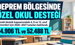 Deprem bölgesindeki özel okul öğrencilerine 52 bin 488 TL’ye kadar eğitim desteği