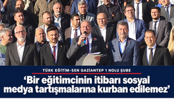 Türk Eğitim-Sen’den Mustafa Acar açıklaması: “Bir eğitimcinin itibarı sosyal medya tartışmalarına kurban edilemez”