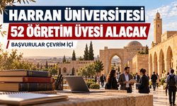 Harran Üniversitesi 52 Öğretim Üyesi Alacak: Başvurular Elektronik Ortamda Yapılacak