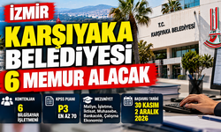 İzmir Karşıyaka Belediyesi 6 Memur Alacak: KPSS 70 Puan Şartı, Başvurular 30 Kasım'da Başlıyor