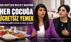 DEM Partili Güneş Altın ve Erdoğan Sarıtaş’tan Meclis’e başvuru: Çocuklara ücretsiz yemek sağlansın