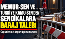 Memur-Sen ve Türkiye Kamu-Sen’den sendikalara baraj talebi: Örgütlenme özgürlüğü tartışması