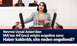 Nevroz Uysal Aslan’dan MA’nın 44’üncü erişim engeline soru: Haber kaldırıldı, site neden engellendi?
