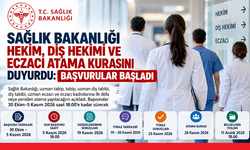 Sağlık Bakanlığı Hekim, Diş Hekimi ve Eczacı Atama Kurasını Duyurdu: Başvurular Başladı