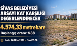 Sivas Belediyesi 4.574 metrekarelik arsayı kat karşılığı değerlendirecek