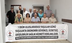 İHD Adana’dan Dünya Yaşlılar Günü çağrısı: İnsanca yaşam, sağlık ve bakım haktır