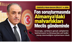 Yeneroğlu’ndan fon soruşturmasında Almanya sorusu: “Malvarlıkları için ne yapılıyor?”