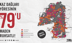 TEMA Vakfı, Kazdağları yöresine ilişkin madencilik raporu yayınladı.