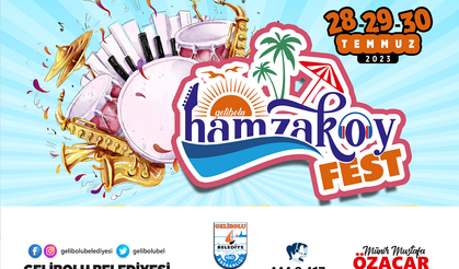 Gelibolu Belediyesi, HamzakoyFEST'i 28-29-30 Temmuz tarihlerinde gerçekleştirecek