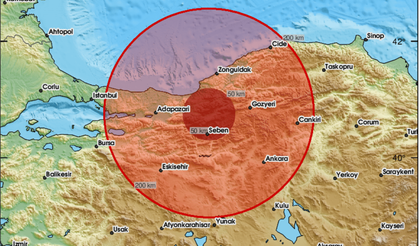 Son Dakika: Bolu'da 4.5 Şiddetinde Deprem