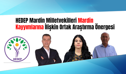 HEDEP Mardin Milletvekilleri Mardin Kayyımlarına İlişkin Ortak Araştırma Önergesi Verdi