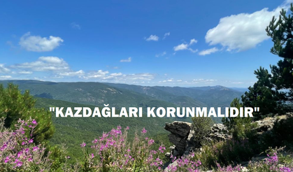 Maden Mühendisleri Odası, ‘Kazdağları Korunmalıdır’ başlıklı bir basın açıklaması yaptı