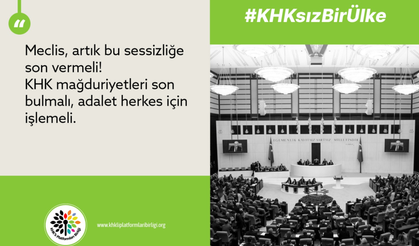 Komisyonda KHK’yı Çözün! Artık Yeter! Binlerce Hayat Beklemede, Adalet Gecikiyor