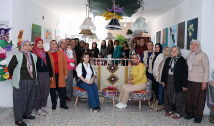 BÜYÜKŞEHİR TÖMÜK’TE KADIN EMEĞİNE DEĞER KATIYOR