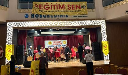 Adana'da Eğitim Sen 31. Kuruluş Yıldönümünde Şube Başkanı Cudi İmrek Mücadeleye Dikkat Çekti.