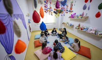 Çocuklar, Huzurkent Çocuk Kampüsü’nde yeteneklerini keşfediyor