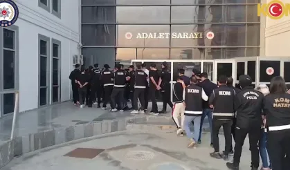 Hatay’da suç örgütüne operasyon: 28 tutuklama