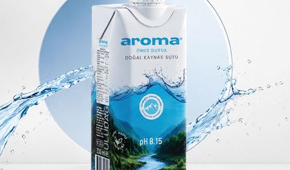Aroma Su’dan Yeni Ambalaj: pH 8.15 Doğal Kaynak Suyu FSC Sertifikalı Kartonla Buluştu