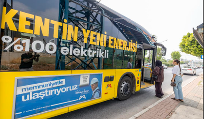 MERSİN’DE ELEKTRİKLİ OTOBÜSLERE VATANDAŞLARDAN TAM NOT