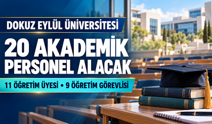 Dokuz Eylül Üniversitesinde 20 Akademik Kadro İçin Başvurular Başladı