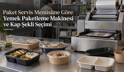 Paket Servis Menüsüne Göre Yemek Paketleme Makinesi ve Kap Şekli Seçimi