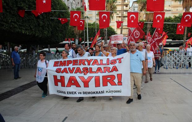 Adana’da Emek ve Demokrasi Güçleri Barış İçin Alanlardaydı