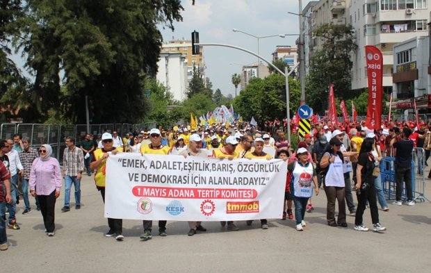Adana Emek ve Demokrasi Güçleri 1 Mayıs'ta Alanları Doldurdu. - Foto