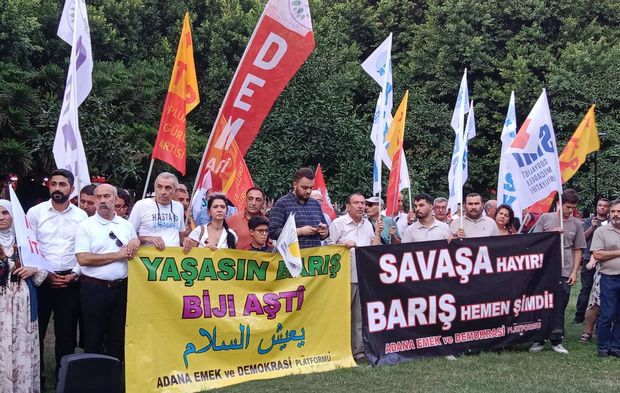 Adana’da 1 Eylül Dünya Barış Günü: “Barış ertelenemez bir insan hakkıdır!”